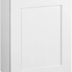 Unassembled Wall Kitchen Cabinet W1824, 18 W x 12 D x 24 H, Painted White, Solid Wood, , 561555