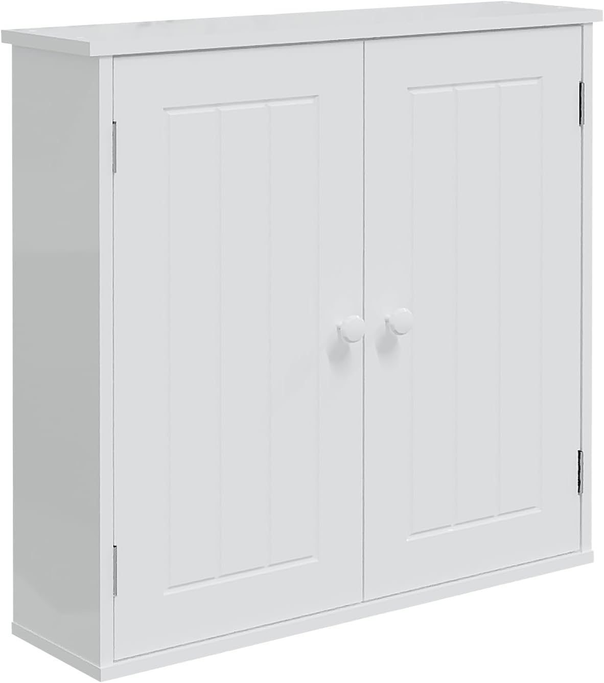 Bathroom Wall Cabinet Over Toilet, Space Saver Storage Cabinet with 2 Door Adjustable Shelves, Small Medicine Cabinet for Bathroom Laundry Room Kitchen