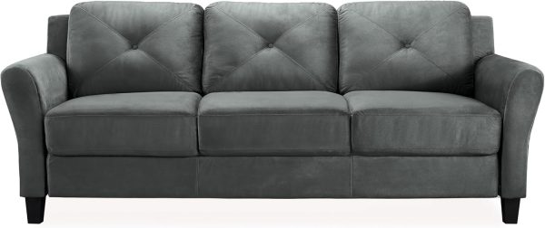 Sofa in Grey, Dark Grey