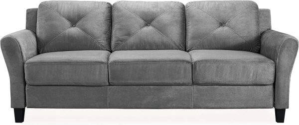 Sofa in Grey, Dark Grey - Image 2
